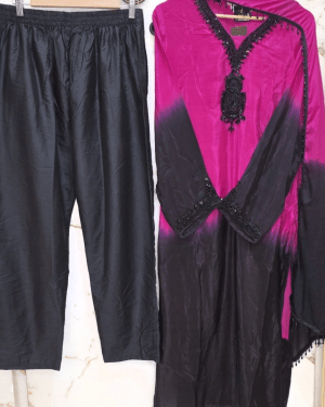 zareen eclipse ombré kaftan set